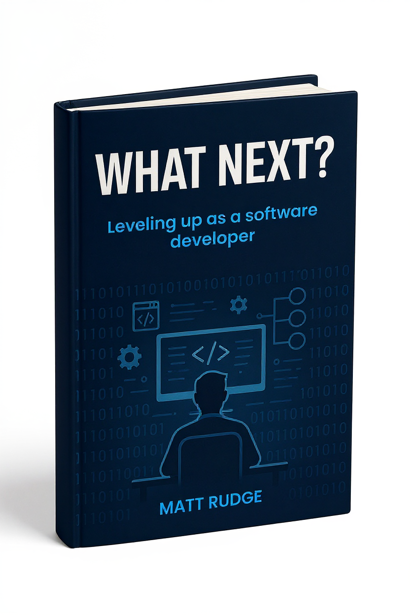 What Next? Leveling up as a software developer book cover